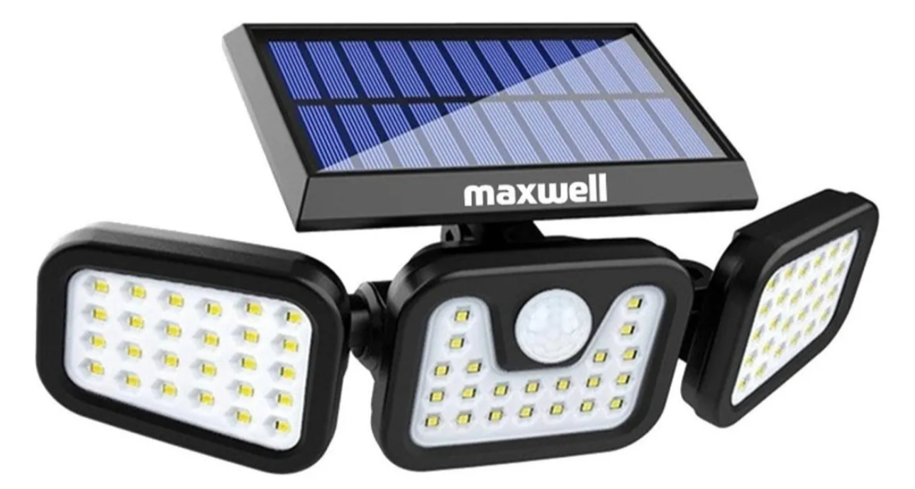 Foco Led Solar Exterior con sensor Movimiento 3 Direcc - Imagen 3