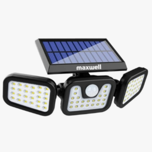Foco Led Solar Exterior con sensor Movimiento 3 Direcc